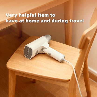 Handheld Garment Steamer, Travel Steamer Iron For Clothes, Light Weight, Foldable and Portable Iron, 10s Heat Up, Quick Wrinkle Removal 1300W 110V