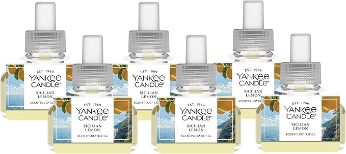 Yankee Candle Sicilian Lemon ScentPlug Refills (Pack of 6)