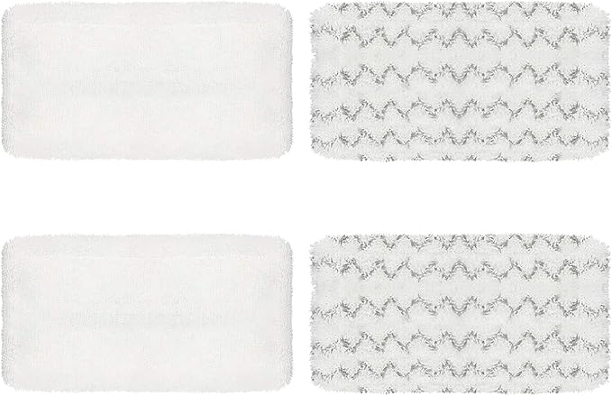 4 Pack Steam Mop Pads for Bissell Symphony 1252 1606670 1543 1652 1132 1530 11326 Vacuum and Steam Mop, Bissell 2747A Replacement Pads, Bissel Symphony Pet Mop Pads, Microfiber Washable & Reusable