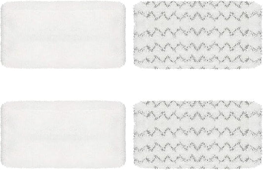 4 Pack Steam Mop Pads for Bissell Symphony 1252 1606670 1543 1652 1132 1530 11326 Vacuum and Steam Mop, Bissell 2747A Replacement Pads, Bissel Symphony Pet Mop Pads, Microfiber Washable & Reusable