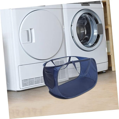 Ipetboom Foldable Mesh Laundry Hamper with Handles Large Collapsible Laundry Basket for Bedroom and Home Storage and Wire Multi Purpose Clothes and Organizer