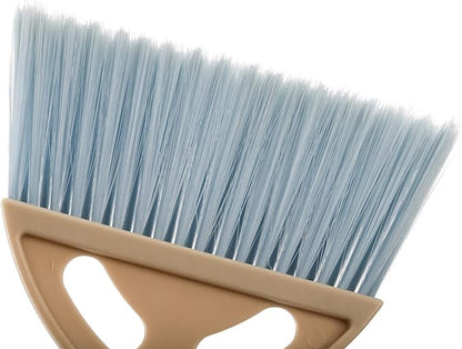 SOUJOY 6 Pack Small Dustpan and Brush Set, Whisk Broom and Dust Pan with Handle, Nesting Tiny Cleaning Broom, Mini Hand Broom and Dustpan Set for Table, Desk, Keyboard, Cars and Pet Nest