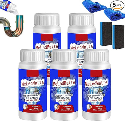 Powerful Pipe Dredging Agent, Meledmatte Drain Cleaner, Powerful Pipe Cleaner,Sinks Drain Cleaner For Kitchen Toilet Pipeline Quick Cleaning Tool (5)
