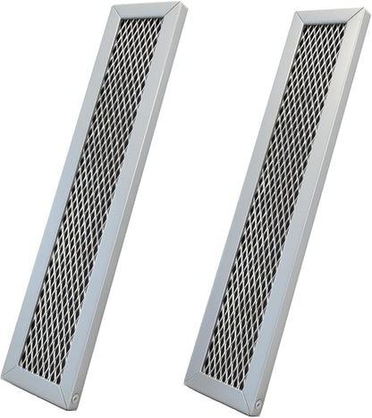 2PCS Microwave Charcoal Filters Compatible with Frigidaire FGMV17WNVFA FMV152KSA FMV152KBA FMV152KMA FMV152KQA FMV152KWA