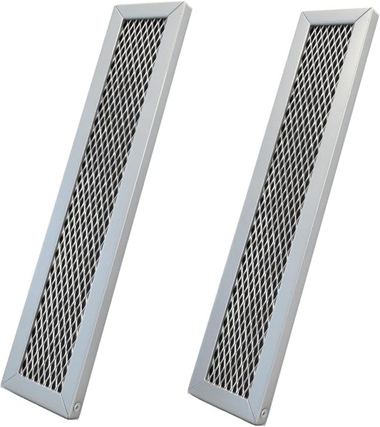2PCS Microwave Charcoal Filters Compatible with Frigidaire FGMV17WNVFA FMV152KSA FMV152KBA FMV152KMA FMV152KQA FMV152KWA