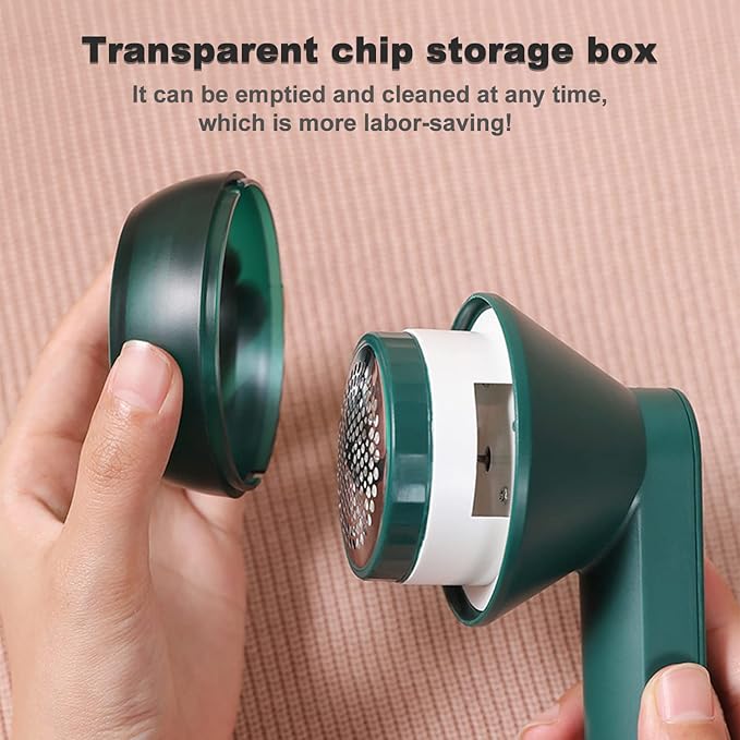 Rechargeable Electric Lint Remover for Clothes - 3 Blades, Quita Pelusas for Ropa
