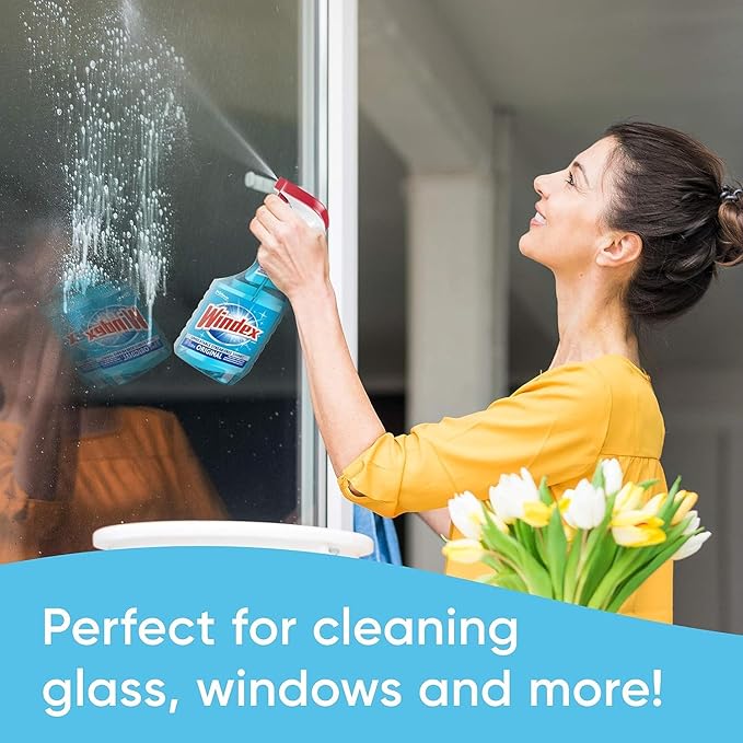 Drano Max Gel Drain Clog Remover & Windex Glass Cleaner - Includes 1 32 oz bottle of Drano Drain Clog Remover + 1 23 oz spray bottle of Windex Glass Cleaner