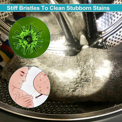 2Pcs Rolling Washing Machine Multifunctional Cleaning Brush, Household Cleaning Brushes,Nylon Brush Heads Powerful Clean,Wash Machine Cleaner Also Fit in Kitchen Dryer Hotel