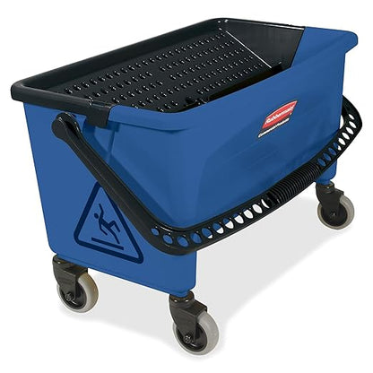Rubbermaid Commercial Products Finish Kit Yellow Includes Bucket Sieve Six Pads and One Frame for Janitorial/Professional Cleaners and Heavy-Duty industrial Cleaning/Finishing