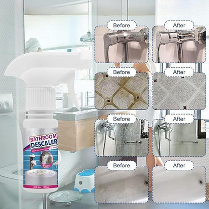 2PCS Bathroom Descaler Spray, Stubborn Stains Cleaner, Bathroom Foam cleaner Spray, bathroom Descaler Foam cleaner, All-Purpose Bath-room descaler foam Spray