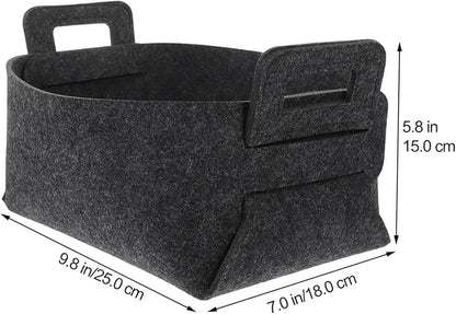 Mobestech Woven Laundry Basket for Storage Capacity Foldable Bathroom Storage Organizer Baskets for Shelves