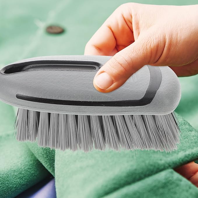 Car Interior Cleaning Brush Small Scrub Brush for Cleaning Carpets for Car Upholstery and Home Use