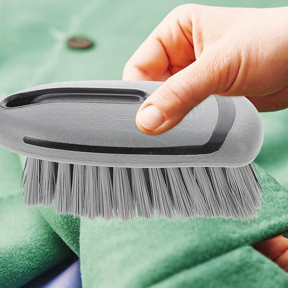 Car Interior Cleaning Brush Small Scrub Brush for Cleaning Carpets for Car Upholstery and Home Use