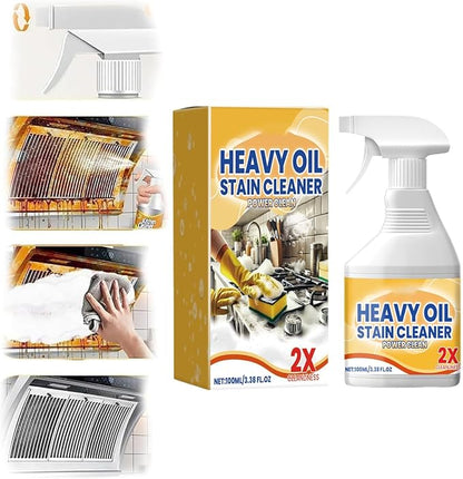 Kitchen Heavy Oil Cleaner Spray, 2026 New All Purpose Kitchen Heavy Oil Cleaning Agent, Multipurpose Kitchen Grease Cleaner for Countertops, Stovetop, Ovens and Appliances (1pcs)