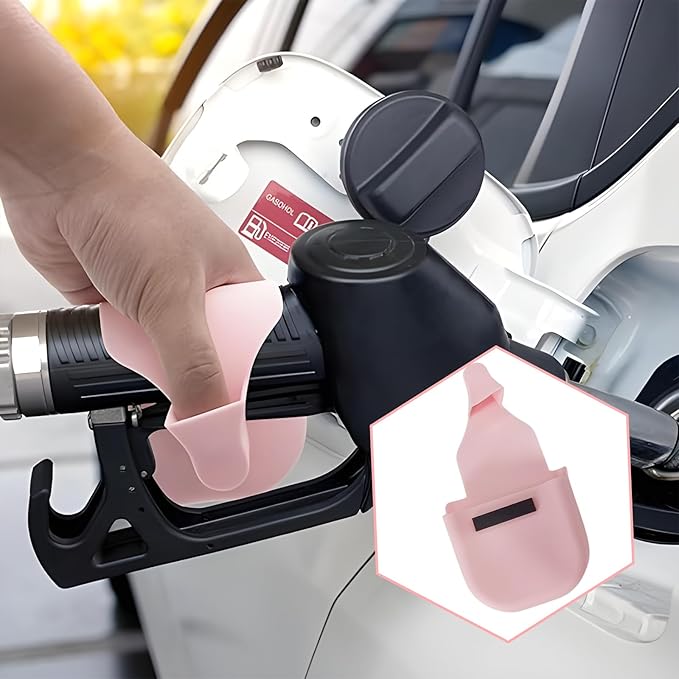 Reusable Gas Pump Glove, Silicone Gas Gloves for Gasoline Pump, Protects Hands From Dirty Pump Handles and Keyboards