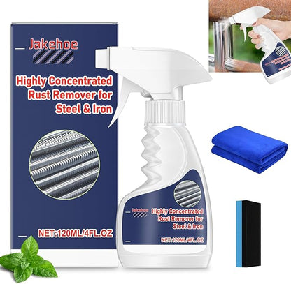 Heavy Duty Rust Removal for Metal,Multipurpose Rust Remover Spray,Stainless Steel Rust Remover Cleaner,Powerful Steel Rust Removal,Rust Converter for Various Metals Furniture