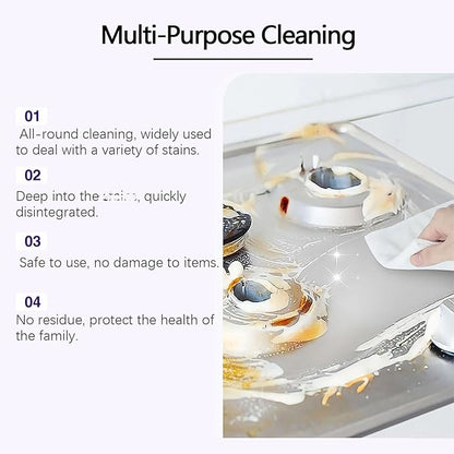 Multi-Surface Cleaner Spray All-Purpose Cleaning System with Concentrated Tablets Effective Oven & Kitchen Degreaser, Reusable Bottle for Home Bathroom & Grill 12 Tablets (2pcs)