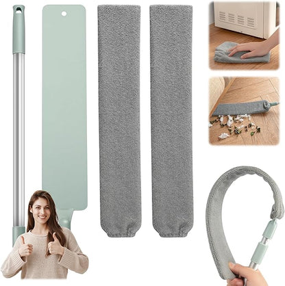 Retractable Gap Dust Cleaner – Extendable Microfiber Duster with Bendable & Removable Head, Washable Dusting Brush for Home, Kitchen, Car & Hard-to-Reach Areas (1)