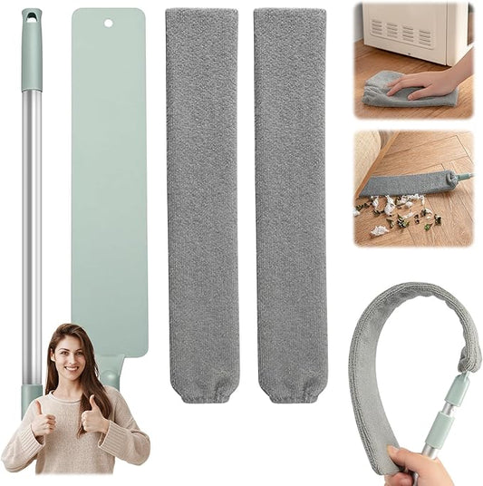 Retractable Gap Dust Cleaner – Extendable Microfiber Duster with Bendable & Removable Head, Washable Dusting Brush for Home, Kitchen, Car & Hard-to-Reach Areas (1)