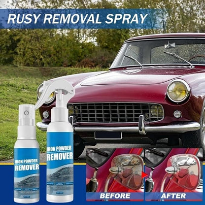 Multi-functional Quick-acting Rust Removal Spray, 3.4Oz Portable Rust Remover Spray for Metal, Fast-Acting Formula & Easy Spray Application, Fast-Acting Oxidation for Bikes,Car,Metal (2pc*3.4oz)