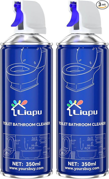 Powerful Toilet Bowl Cleaner – Rapid Stain Remover, Eliminates Limescale & Odors, Fresh Mint Scent, Eco-Friendly Formula, Safe for Pipes & Septic Tanks (2)