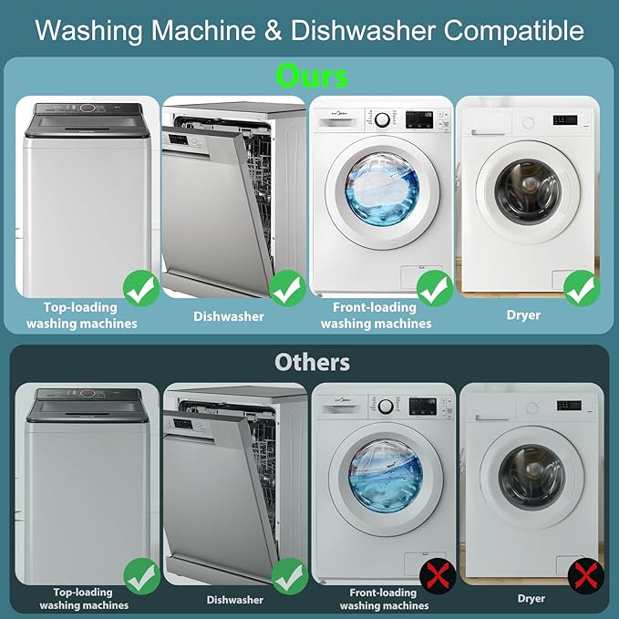 Eiito Hat Washer for Washing Machine,Hat Cleaner for Baseball Caps with Frame Cage and Mesh Bag（2Pack White）