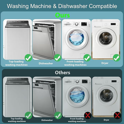 Eiito Hat Washer for Washing Machine,Hat Cleaner for Baseball Caps with Frame Cage and Mesh Bag（2Pack White）