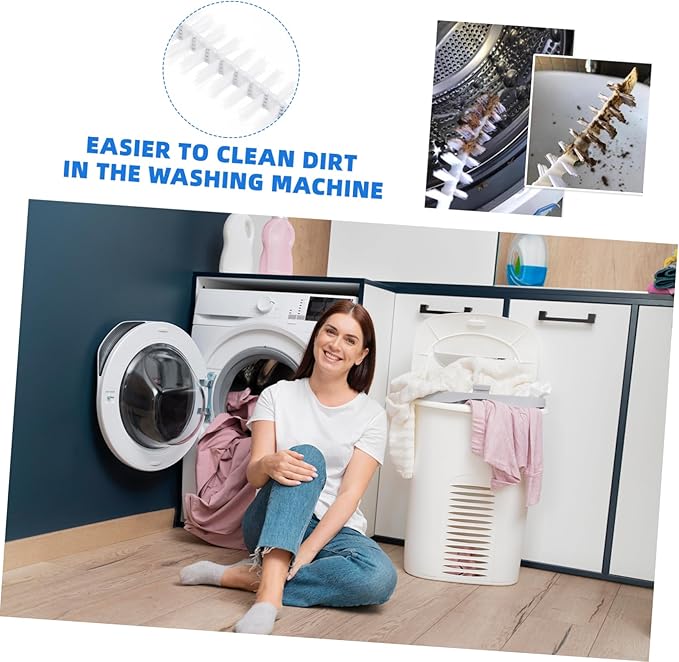 Washing Machine Cleaning Brush for Washer Drum Material Efficiently Removes Dust from Drum Gaps for Front Load Top Loader Washers