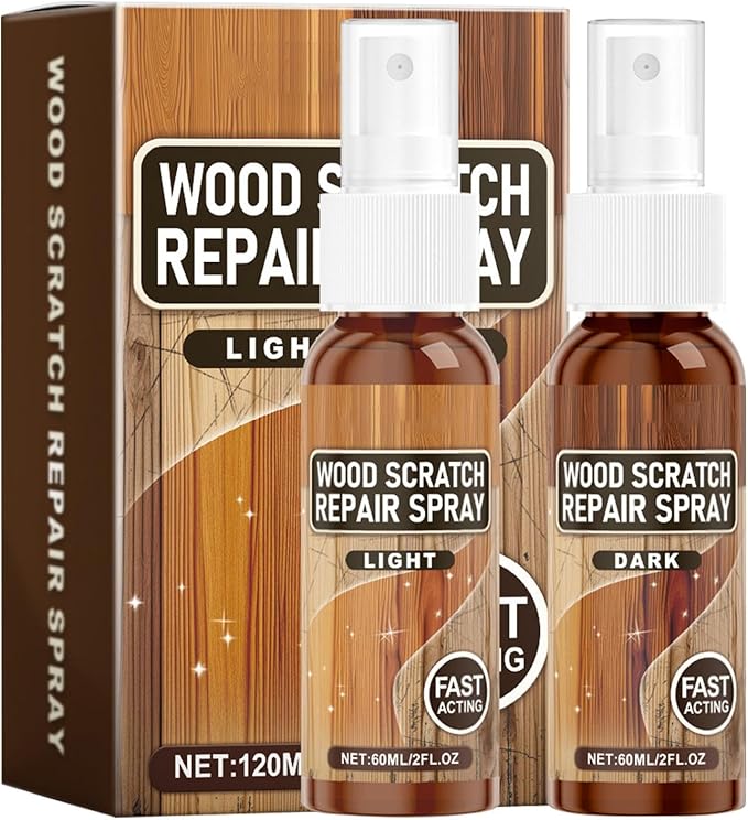 Instant Fix Scratch Remover - Wood Scratch Repair Spray, Quick Solution | Powerful Floor Polish and Restorer Enhancing Natural Shine, Eliminating Scratches and Creating A Protective Barrier