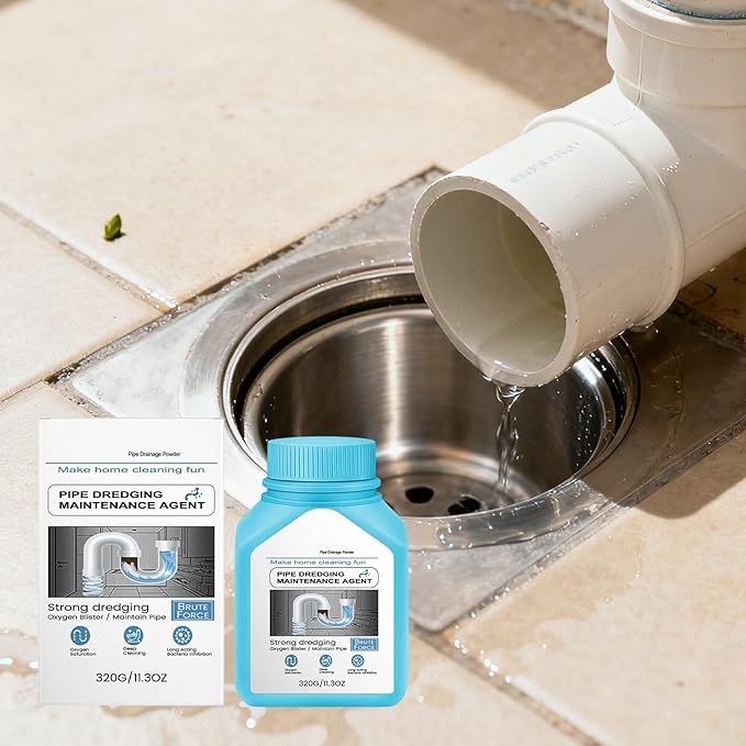 Drain Clog Remover Powerful Unclogging Sink Hair Cleaner, Sink Drain Cleaner for Kitchen Bathroom, Unclogging Solution for Pipes, Toilets & Showers Fast Acting Drains Unclogger (3PCS)