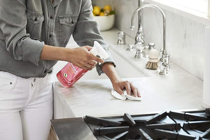 Method All-Purpose Cleaner Spray, Pink Grapefruit, Perfect for Most Counters, Tiles, Stone, and More, 28 oz Spray Bottles, (Pack of 8)