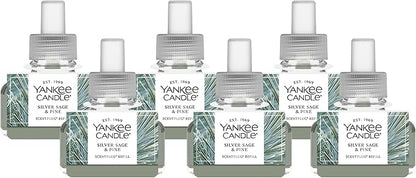 Yankee Candle Silver Sage & Pine ScentPlug Refills (Pack of 6)