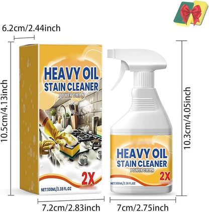 Kitchen Cabinet Cleaner And Polisher, All Purpose Kitchen Heavy Oil Cleaning Agent, Oil Stain Remover Spray, For Stove, Oven, Dishwasher, Tiles (2)