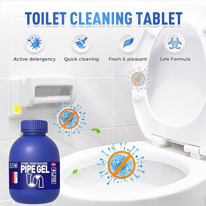 Strength Drain Cleaner, 2025 New Professional Drain Opener for Kitchen Sink, Powerful Clog Remover for Bathroom Shower, Durable Pipe Cleaning Agent for Household Use (1Pcs)