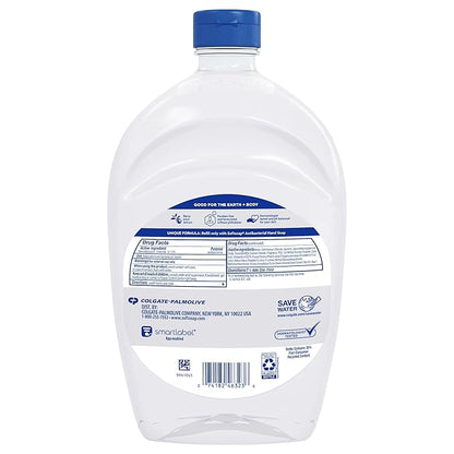 Softsoap Antibacterial Liquid Hand Soap, Kitchen and Bathroom Hand Soap, White Tea and Berry Scent, 50 fl oz Refill (Pack of 2)
