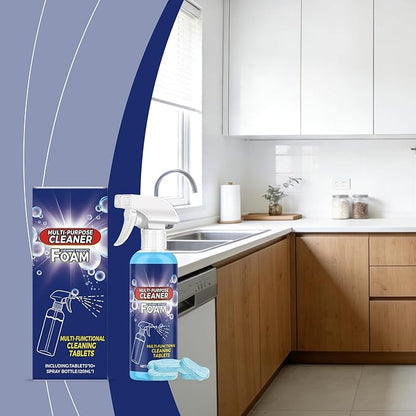 Multi-Purpose Electrolyzed Ion Cleaner Kit – 120ml Spray + 10 Cleaning Tablets, Powerful Household Cleaner for Kitchen Grease, Water Stains, Bathroom & Multi-Surface Cleaning (1)