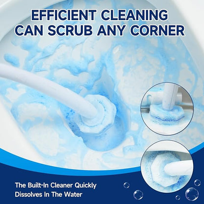 20 Count Toilet Wand Refills for Clorox, 5X Cleaning Power Toilet Bowl Cleaners & High-Density Disposable Toilet Brush Scrubber - No Falling Apart, Instant Foam for Bathroom Cleaning
