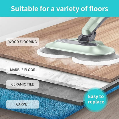 AIR U+ S8201 Pads Replacement Steam Mop Pads for Shark S8201 S7001 S8001 S7201 S7000AMZ S7000 S7005 S7020 S7001C Series Steam & Scrub All-in-One Scrubbing Mop, 4 Pack