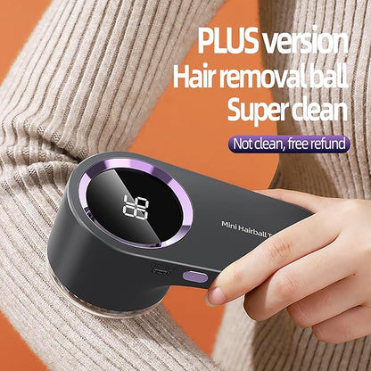 Fabric Shaver 6-Leaf Blades 5W Lint Sweater Shaver Fuzz Remover Fabric Shavers for Clothing Fabric Shavers for Furniture Electric Lint Pilling Remover Fabric Pilling Removers (Gray)