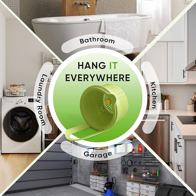 Hanging Food Waste Catcher for Sink, Sink Strainer Basket with Press Dumping, Self-Cleaning Design – Food Strainer for Sink, Faucet-Mounted Trash Catcher for Kitchen (Green)