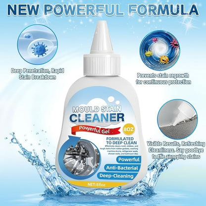 Home Remover Gel,8 Fl Oz Washing Machine Cleaner for Grout Caulk, Bathroom, Shower, Bathtub, Refrigerator Cleaning Solution, Front Load Washer Gasket, Grout Cleaner