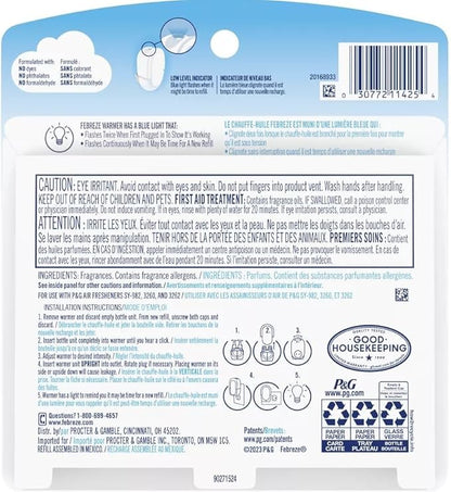 Febreze Plug with Fade Defy Technology Air Freshener - New Limited Edition - (2) of 0.87 fl oz Refills (Sweet Watermelon Vine)