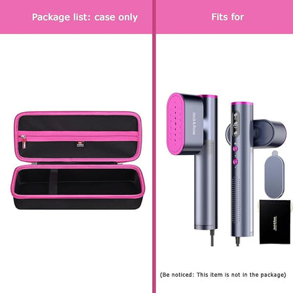 FBLFOBELI Hard Steamer Case Compatible with Jack & Rose/for Ilake/for FEPPO/for Nesugar/for Kssvzz Travel Steamer, Portable Garment Steamers Handheld Iron Carrying Storage Organizer