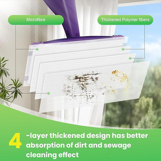84 Pack for Swiffer Wet Jet Pads Compatible with Swiffer Wet Jet Mop, for Swiffer Wet Pads Refill, for Floor Cleaning, Unscented