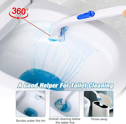Toilet Cleaner Refill Pads 72ct Disposable Scrubber Refill Fresh Bowl Pads for Bathroom, Lemon Scent