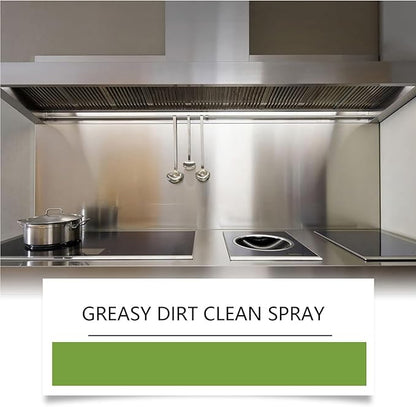 Electrolyzed Ion Kitchen Cleaner, 300ML Electrolyzed Ion Kitchen Cleaner Spray, Multi Purpose Cleaning Spray, For Hold, Oven, Stove, Range Hood, Easy Cleaning Household Items (2PC)