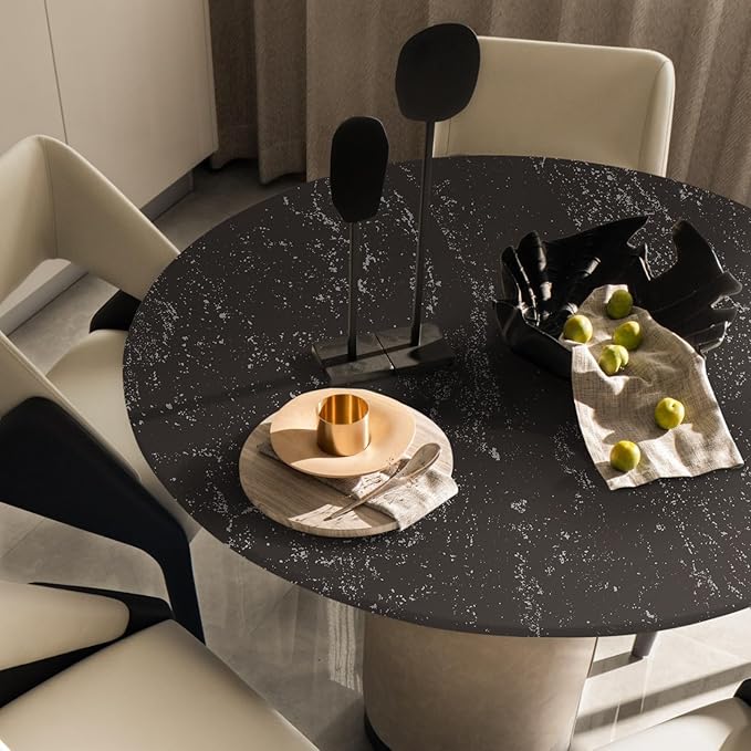 Dimoon 15.7"x78.7"Wall Paper Peel and Stick Modern Gray and Silver Contact Paper Removable Self-Adhesive Stick on Wallpaper Waterproof Countertops Wallpaper for Kitchen Bathroom Vinyl Roll