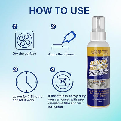APULITO Household Cleaner Gel for Bathroom Shower Tile Kitchen Sink (Pack of 3)