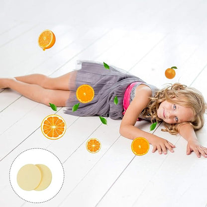 Maitys 24 Pcs Orange Favor Fragrance Discs Replacement Steam Mop Scent Practical Fragrance Compatible with Powerfresh and Symphony Series, Compatible with Model 1940, 1806 and 1132