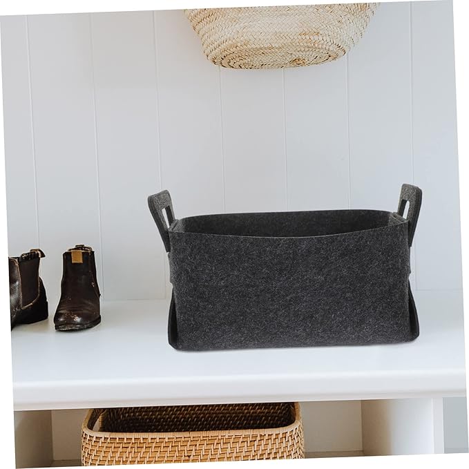 Kichvoe Foldable Laundry Basket Capacity Clothes Hamper Multipurpose Storage Bin for Dorms Home Travel Felt Organizer for Sporting Goods